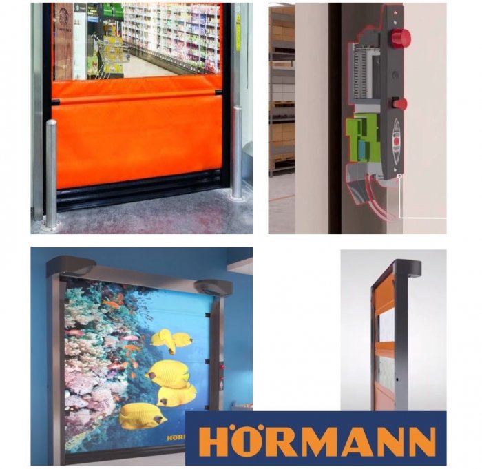 Новинки продукции Hormann 2021: скоростные рулонные ворота V3010 со встроенным блоком управления