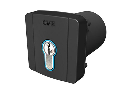 Купить Встраиваемый ключ-выключатель CAME SELD2FDG с цилиндром замка DIN и синей подсветко с доставкой и установкой в Лабинске