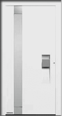 Двери входные алюминиевые ThermoCarbon Hormann - Мотив 306 в Лабинске